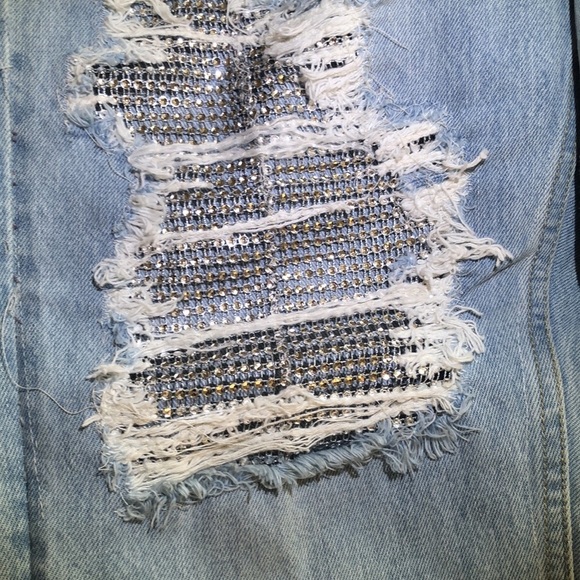 Refurbished with own design Bardot jeans - Picture 7 of 12